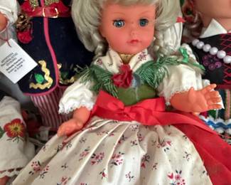 Vintage Stoll Trachtenpuppen Folk Costume Doll