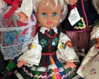 Vintage Polish Folk Costume Doll - Lowicz Region