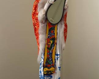 Vintage Chinese Opera Doll with Pipa