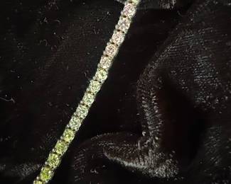Sterling Silver Tennis Bracelet with Cubic Zirconia