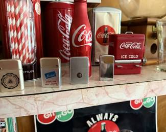 Vintage lighters, Coke collectibles
