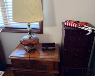 lamp, night stand 1 of 2