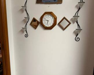 clock and decor