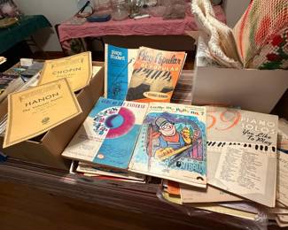 piano, organ, accordion music