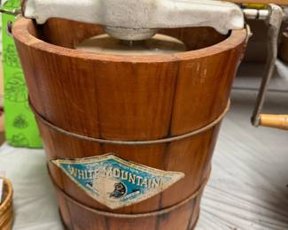 White Mountain ice cream freezer