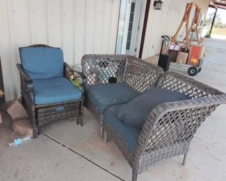 More outdoor furniture