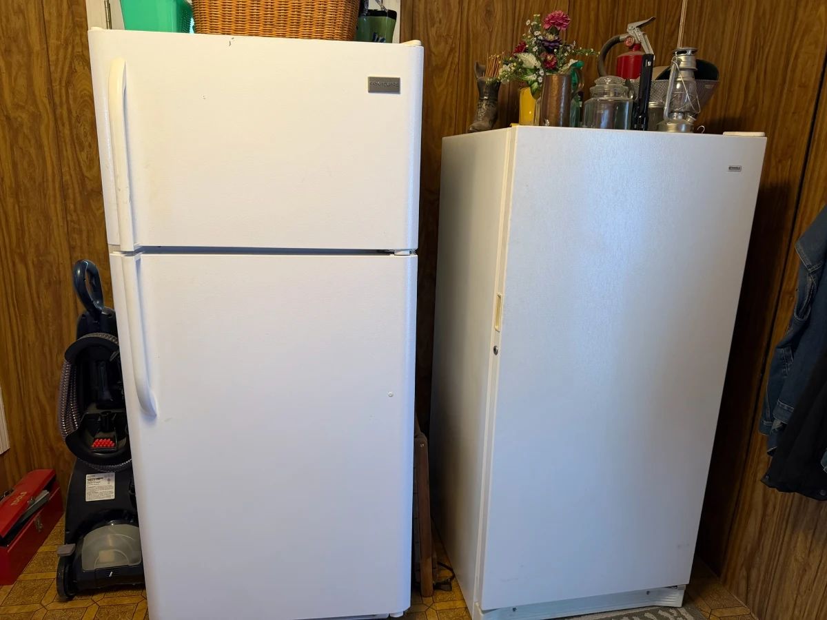 Refrigerator #1 and freezer #1