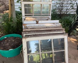 vintage paned windows