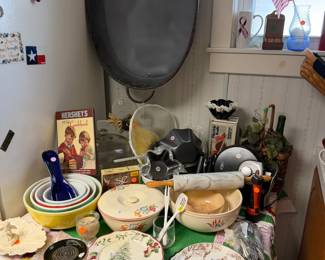 glazed pottery, Pyrex and more