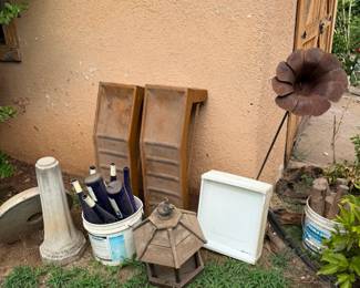 car ramps, yard art,