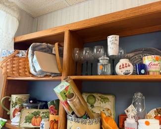 baskets, decor, kitchen