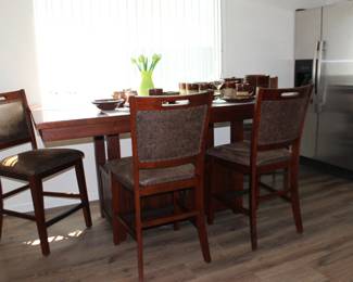 Dining Table and Chairs with Storage
