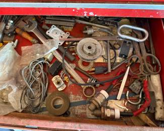 Tools in Craftsman toolbox