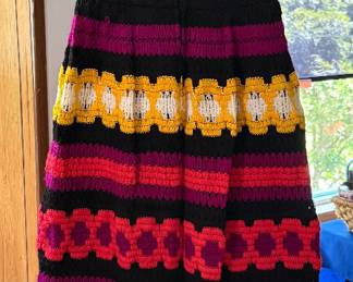VTG crocheted dress, Ruth Rayson for Gay Gibson