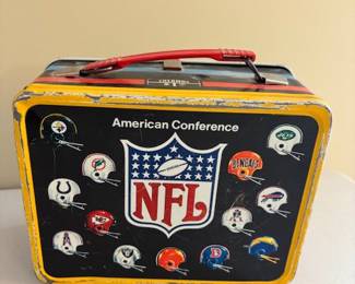 Vintage Metal NFL Lunchbox