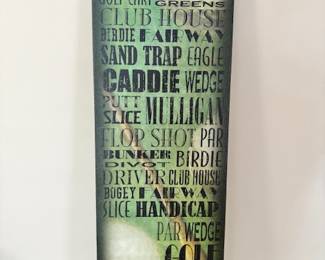 Fun Golf Wall Decor