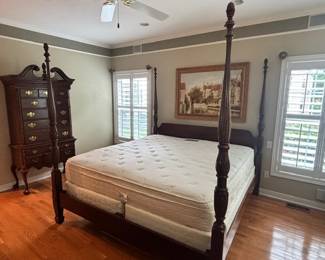 Four Post King Bed Set