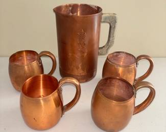 West Bend Aluminum Copper Set