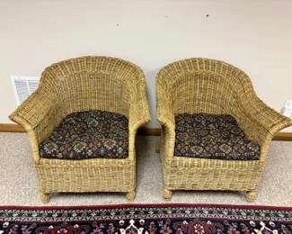 Two Wicker Chairs