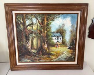 Douglas Oil Painting