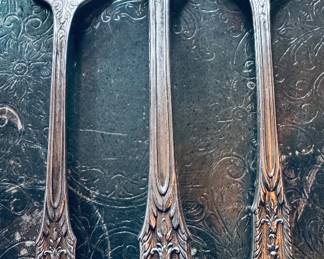 Wallace Rose Point Sterling flatware 