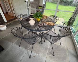 Outdoor Iron Patio Set