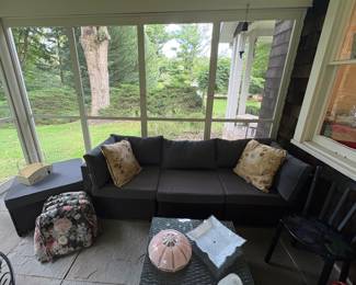 Modular Outdoor Sofa/Loveseat/Chair/Ottoman/Coffee Table