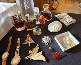 Ladies Perfumes & Brooches 
