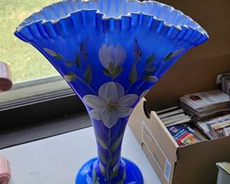 Fenton hand painted