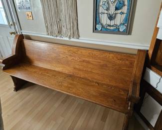 Church bench
