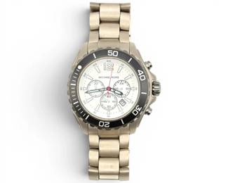 Michael Kors Titanium Chronograph Mens Watch w COA