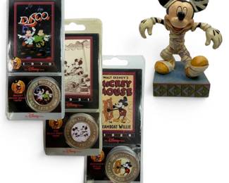 Disney Happy Haunting Mickey Mouse Figurine  Collectible Coins