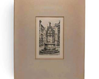 Puits de Quentin Metsys Architectural Print