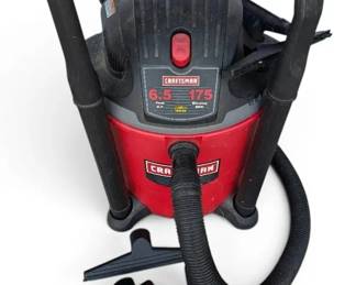Craftsman 20 Gallon Vacuum W Attachments  Works