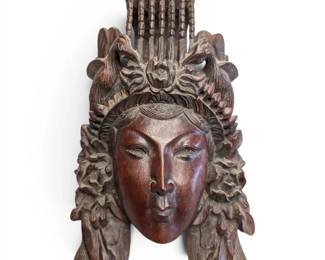 Wooden Empress Mask