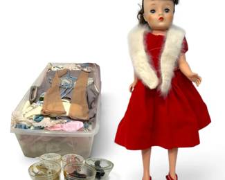 Vintage 1950s Fashion Doll  Clothing