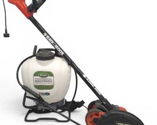 Black  Decker Electric Edger  Scotts Backpack Sprayer