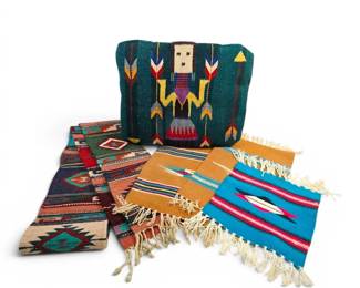 Southwest Style Pillow, Placemats  Table Runner