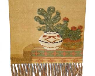 Cactus Fiber Art Wall Hanging  Made In India
