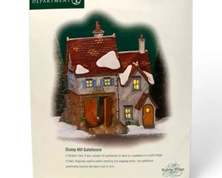 Dickens Village Stump Hill Gatehouse