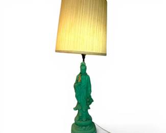Quan Yin Ceramic Figure Lamp