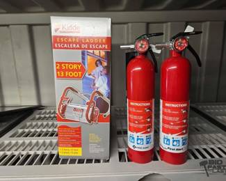 7044  Escape Ladder and Fire Extinguishers