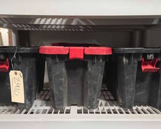 2410  3 Husky Tool Tubs