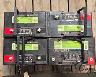 2310  4 Interstate Rechargeable Batteries