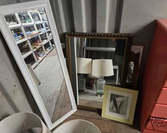 7501  Painting and Mirror