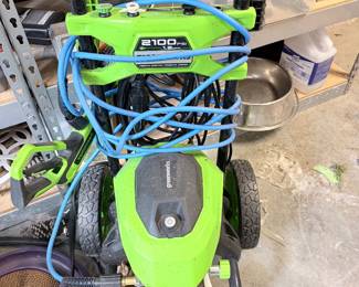 Like New Greenworks Pressure Washer