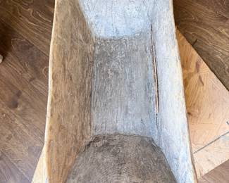 Large Antique Dough Bowl