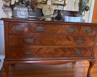 Antique 5 drawer chest