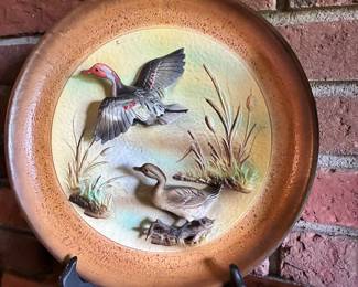 Hand painted Napco plate