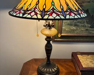 Tiffany style lamp